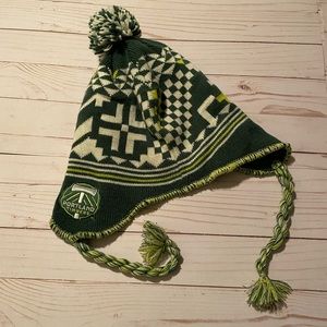 💎Adidas Portland Timbers Beanie with Ear Flaps